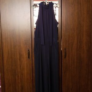 Navy blue jumpsuit